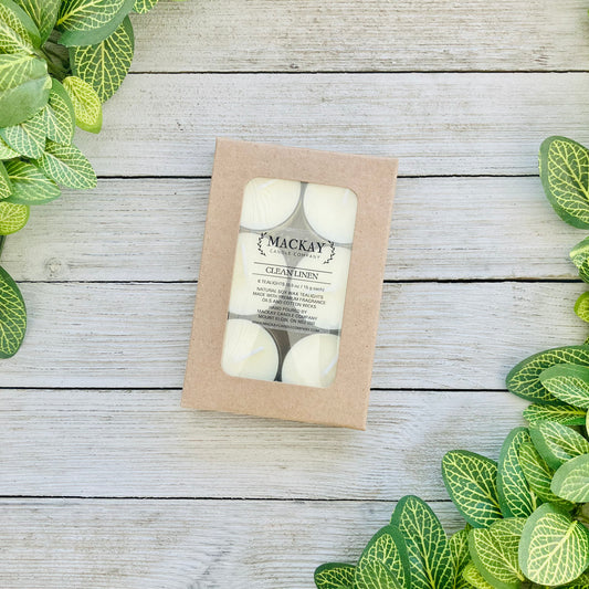 Clean Linen Tealights